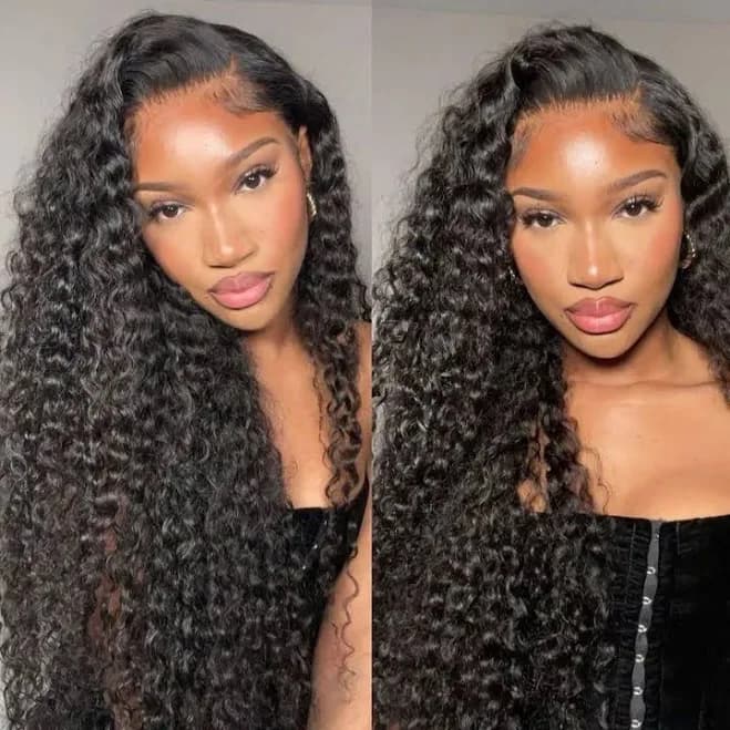 Recool Brazilian Deep Wave Lace Glueless Wig