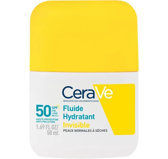 CeraVe Invisible Hydrating Fluid Sunscreen SPF50+