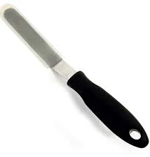 Norpro GripEZ Offset Cupcake Spatula Medium Black Handle