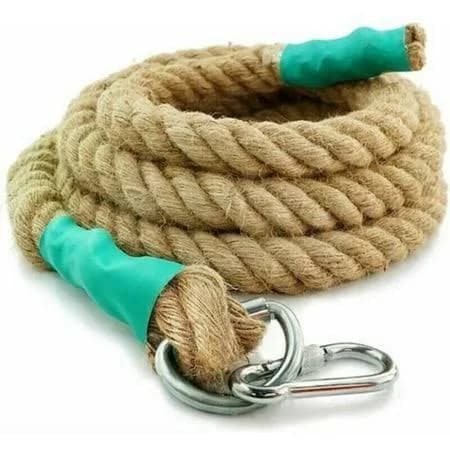 Climbing Rope with Carabiner, Power Training Battle Rope - Rope for Muscle Training, Strength Training-30mm3m.., Girl's