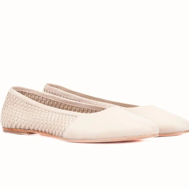 VINTAGE FOUNDRY Women's Wilma Woven Ballet Flats