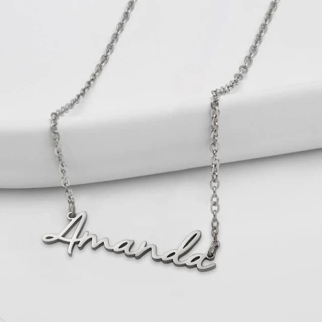 Mint & Lily Fairy Kids Name Necklace