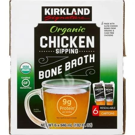 Kirkland Signature Organic Chicken Bone Broth