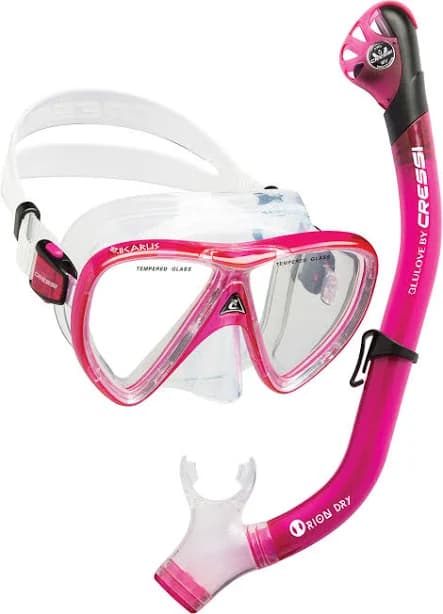 Cressi Ikarus Mask Orion Dry Snorkel Combo