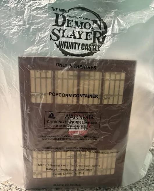 Demon Slayer: Infinity Castle 2025 AMC EXCLUSIVE Popcorn Bucket Tin