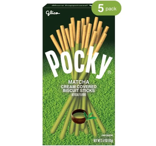 Pocky Matcha Green Tea 5-pack