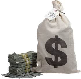 New Series Aged Blank Filler Stacks with Money Bag