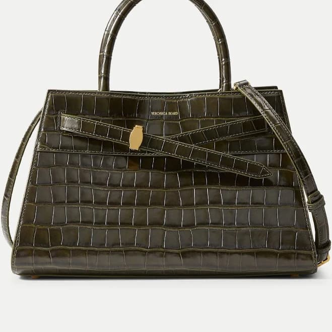 Veronica Beard Women's Croc Embossed Dash Bag