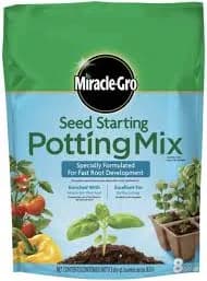 Miracle Gro Seed Starter Mix 8QT