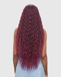 Amazon.com : Vanessa Mist HD Lace Deep Middle Part XLong Length Wavy Style Heat Wave Synthetic Wig - MIST GABA 40 (613) : Beauty & Personal Care