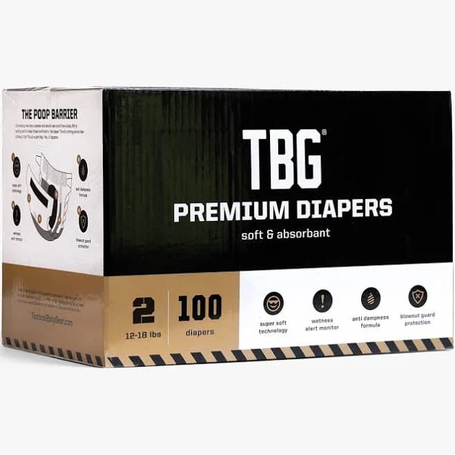 Premium Diapers 100 ct
