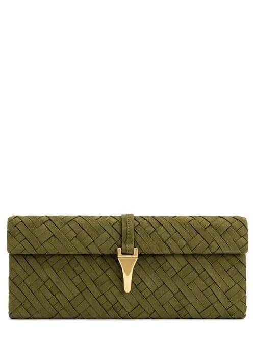 ZARIA Woven Clutch
