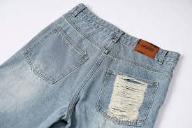 Mens Vintage Baggy Jeans Distressed Ripped Blue Loose Denim Pants Harajuku Hip Hop Jeans Trousers Hi Street Jeans For Male 240828 From Pong02, $48.26 | DHgate.Com