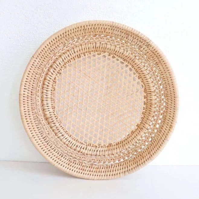 Wicker Round Rattan Basket