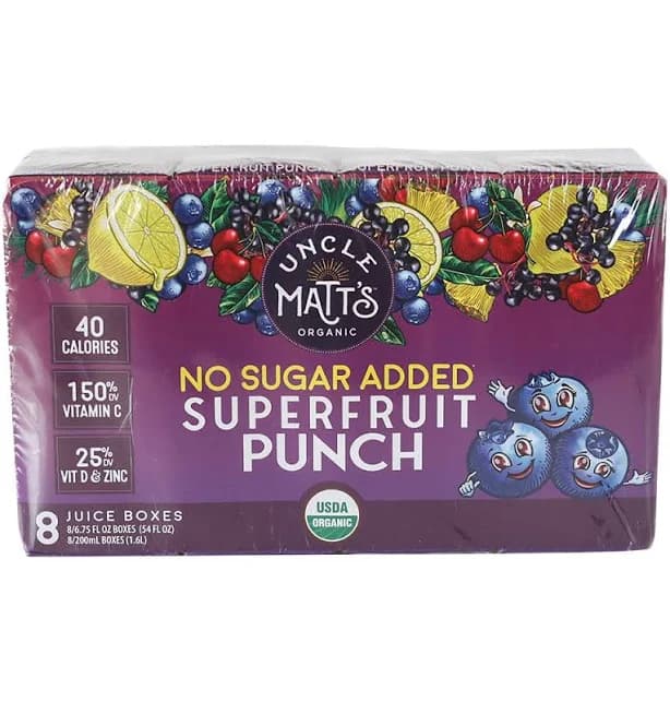 Uncle Matt's Organic Fruit Punch Juice
