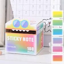 108 Sheets of Waterproof Transparent Sticky Notes, Writeable & Repositionable, with Pull-Out Design, Ideal for Office and School - AliExpress
