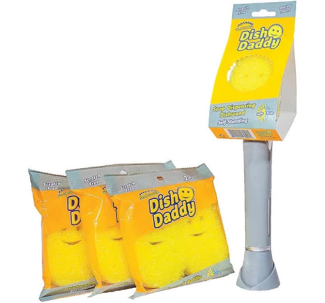 Scrub Daddy Dish Daddy Non-Scratch Sponge Dishwand Refills