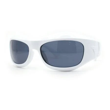 90s Sport Wrap Oval Sunglasses