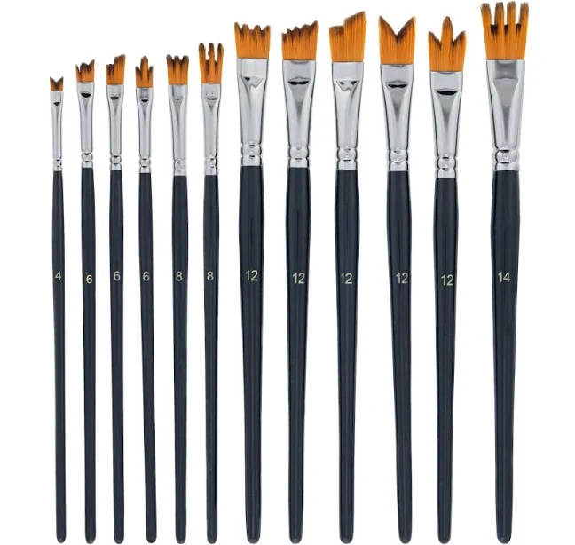 U.S. Art Supply 12 Piece Special Effects Artist Paint Brush Set