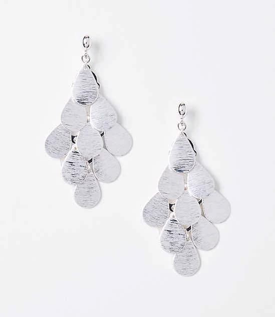 Loft Women's Metallic Chandelier Earrings