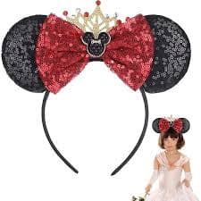 Amazon.com: CLGIFT Minnie princess ears headband/princess ears : Clothing, Shoes & Jewelry