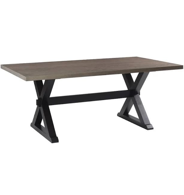 Amish Rochester Farmhouse X-Base Dining Table