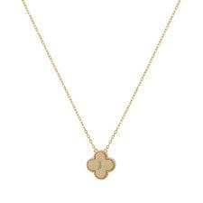 Do Everything In Love Clover Initial Necklace | Palmetto Moon
