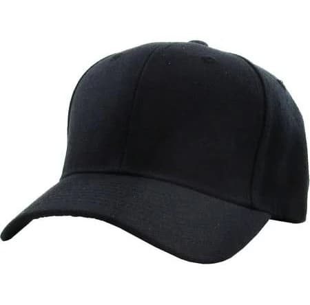 Plain Blank Curved Brim Fitted Adjustable Baseball Cap Hat Unisex