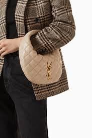 Buy SAINT LAURENT Neutral Icarino Quilted Bag in Nappa Lambskin for Women Online | Ounass Kuwait