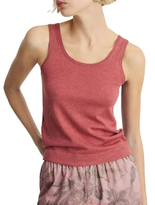 MANGO Women's Rib-Knit Tank Top