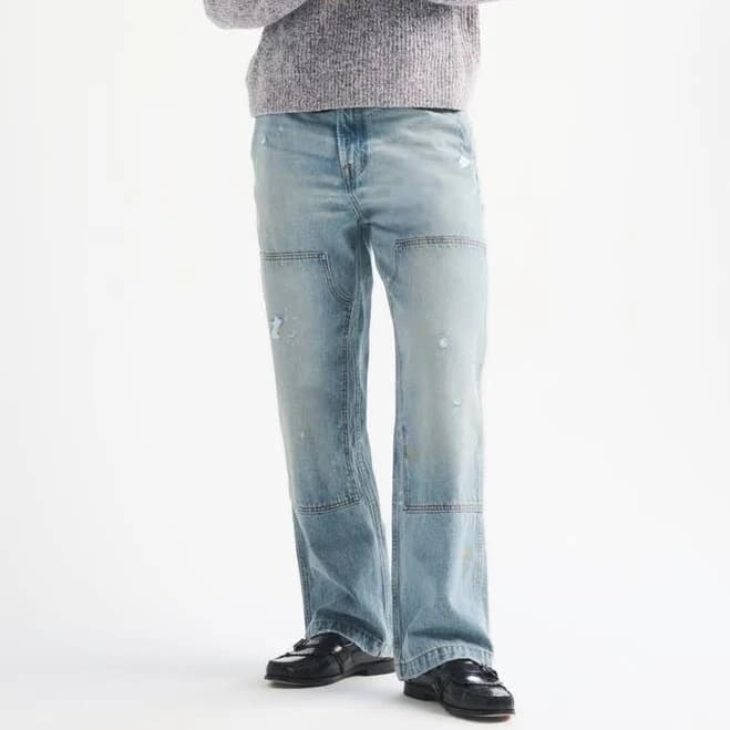 Men's abercrombie & fitch Baggy Workwear Jean Wash