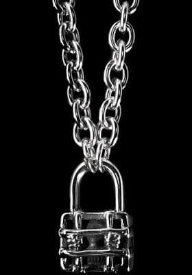 Padlock Locked Up Pendant Chain