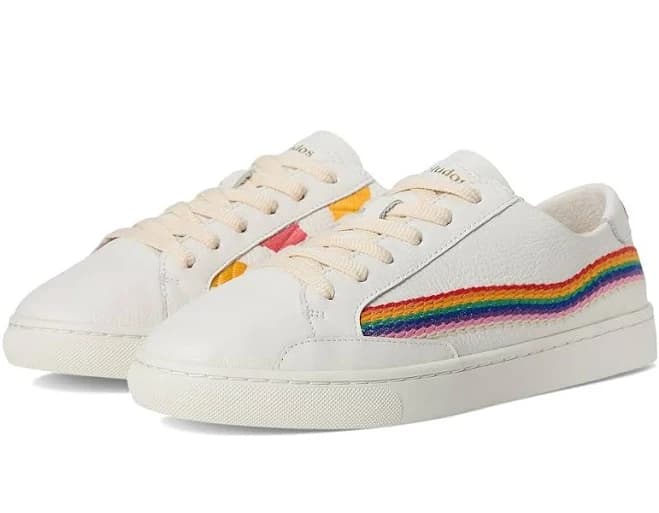 Soludos Womens Shoes Soludos Ibiza Rainbow Wave Sneaker Size 7