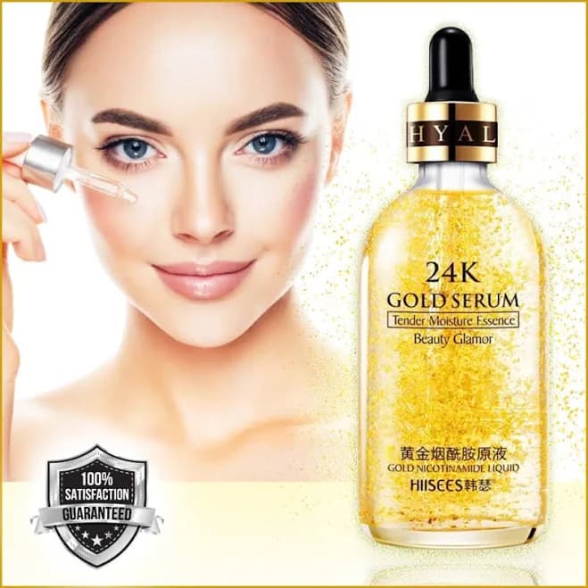 24k Pure Gold Serum Anti-aging Anti-redness Skin Whitening Moisturizer