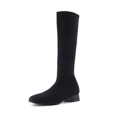 Cushionaire Women's Rialto Slip-On Knee-High Boots with Memory Foam