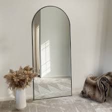 Modern Arched Full Length Mirror Floor Mirror - Bed Bath & Beyond - 41400542