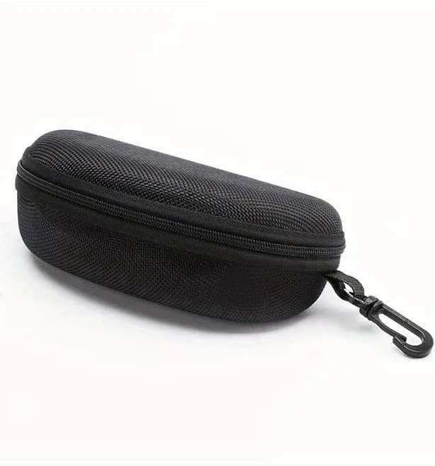 Portable Zipper Eye Glasses Sunglasses Hard Case Bag Protector for Bike