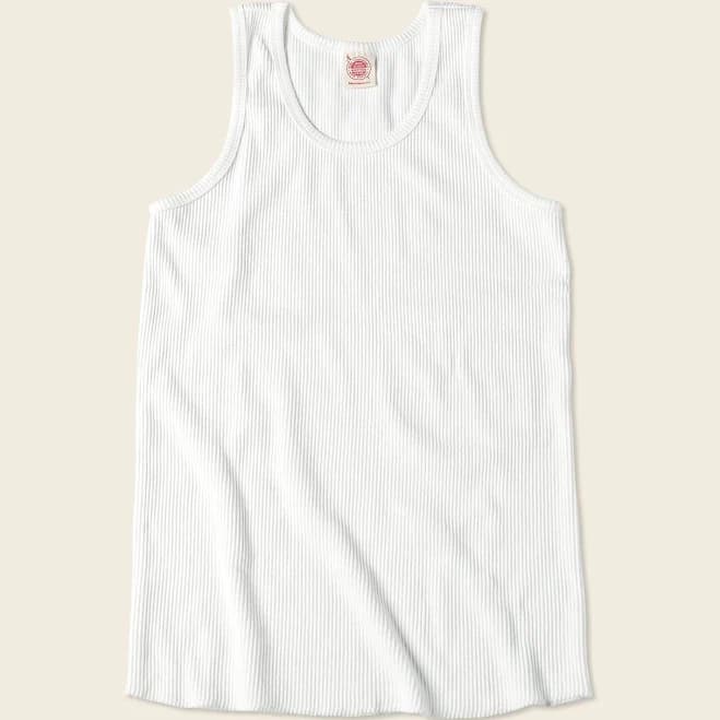Mens 10.5 oz Cotton Vintage Ribbed Tank Top