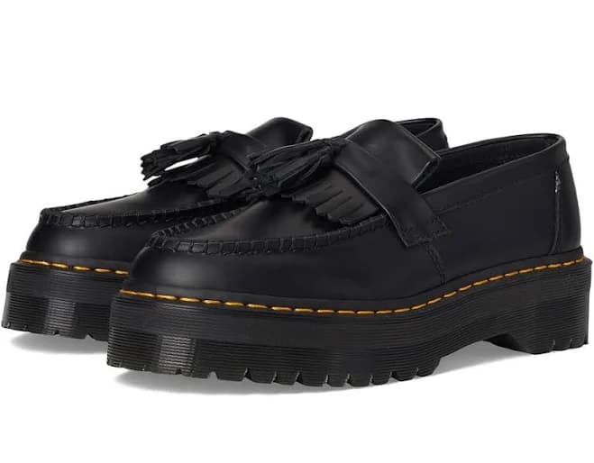Dr. Martens Adrian Quad Black Smooth
