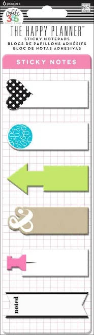 Me & My Big Ideas Create 365 Happy Planner Sticky Notes