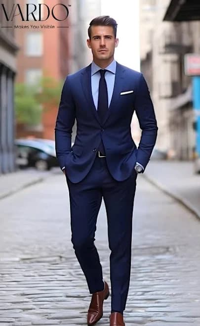 Vardo Men's Elegant Two-Piece Suit
