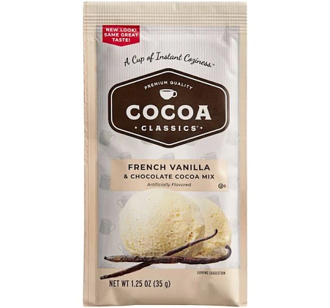 Cocoa Classics French Vanilla Chocolate Cocoa Mix Packet