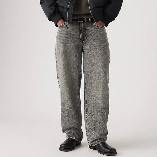 Levi's 578 Baggy Men's Jeans - Grey Nights 28 x 30