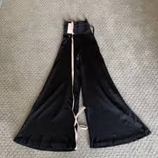 House of CB | Pants & Jumpsuits | House Of Cb Caress Black Bandage Wide Trousers | Poshmark