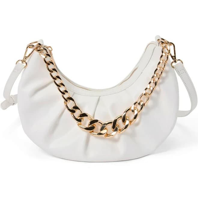 LIKE DREAMS Women's Casper Ruffled Shoulder Bag