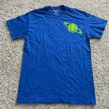 blue gildan shirt! size medium! worn once as a... | Depop