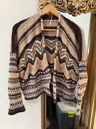 Free people sweater tagged xl fits more | Mercari