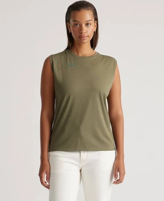 Quince Women's Cotton Modal Muscle Tank Top