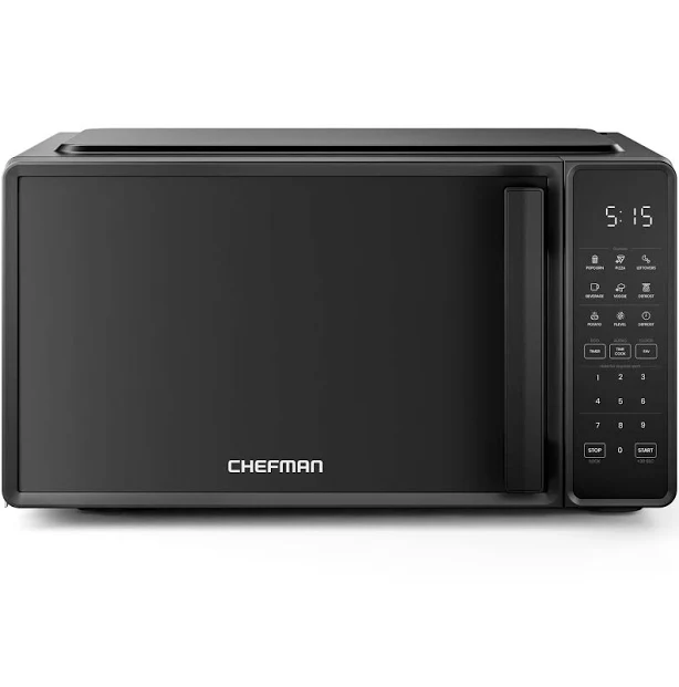 Chefman Countertop Microwave Oven 0.7 Cu. Ft. 700 Watts 6 Presets 10 Power Levels