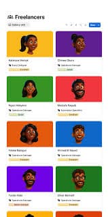 Freelancer Hiring Tracker | Banners & Icons Incl. Template by Nicole Dziurman | Hyphen | Notion Marketplace